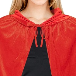 Peleryna Aksamitna dla dziecka z kapturem Mag Kapturek