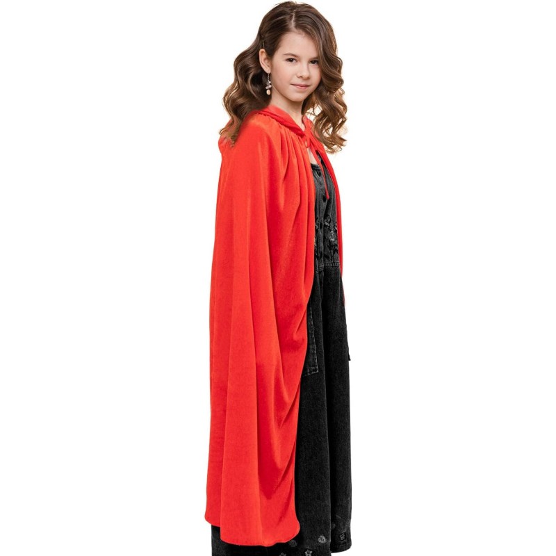 Peleryna Aksamitna dla dziecka z kapturem Mag Kapturek