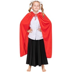 Peleryna Aksamitna dla dziecka z kapturem Mag Kapturek