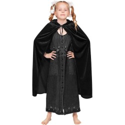 Peleryna Aksamitna dla dziecka z kapturem Mag Kapturek