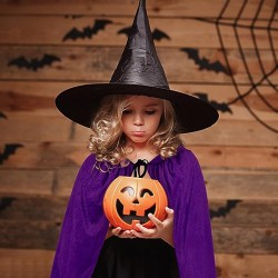 Peleryna Aksamitna dla dziecka z kapturem Mag Kapturek