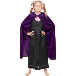 Peleryna Aksamitna dla dziecka z kapturem Mag Kapturek