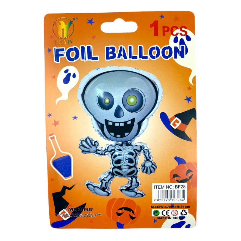 Balon szkielet kościotrup halloween