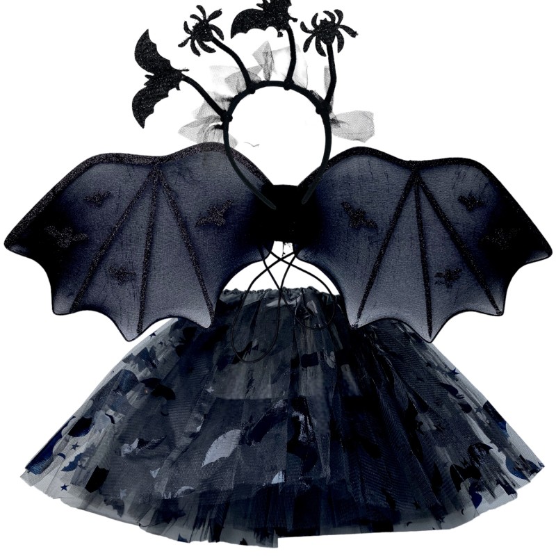 Kostium Czarownicy Pajęczarka nietoperz Halloween