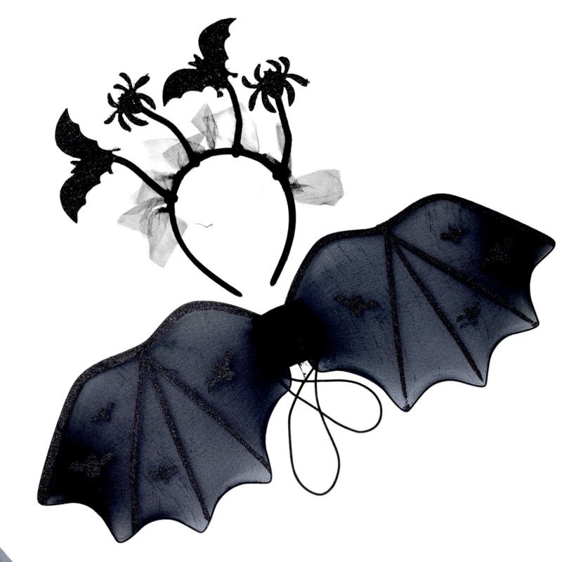 Kostium Czarownicy Pajęczarka nietoperz Halloween