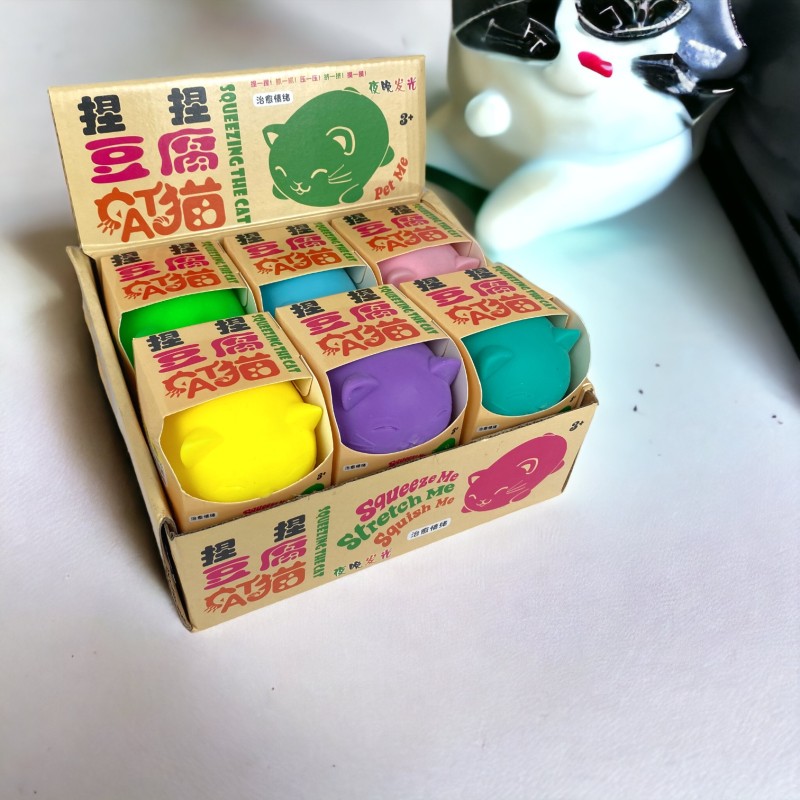 Gniotek Kotek Manekineko kawaii