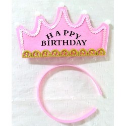 Korona Princess Happy Birthday LED