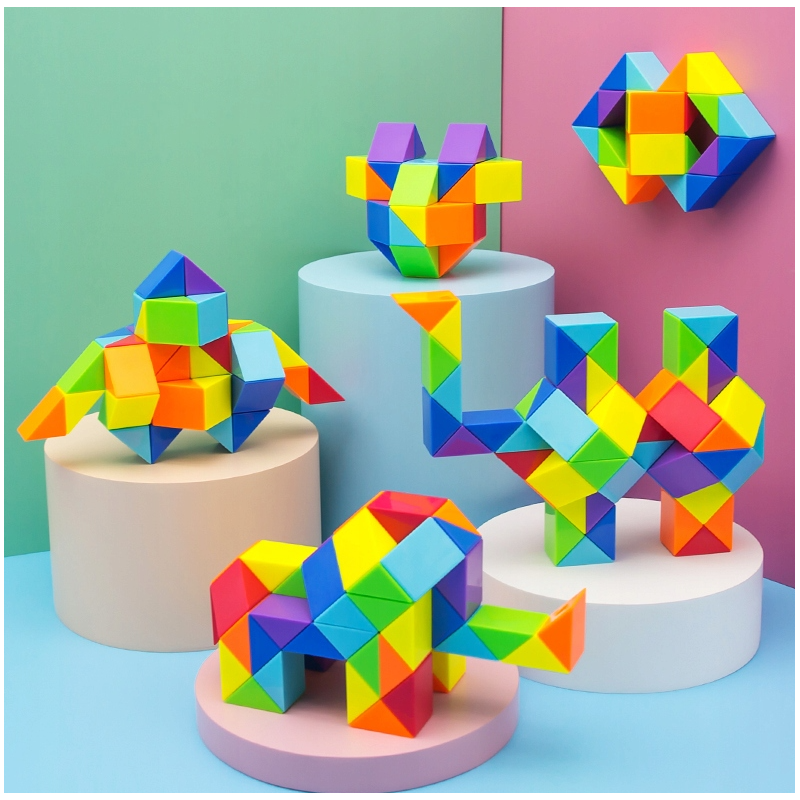 UKŁADANKA MAGIC SNAKE MAGICZNY WĄŻ  24 el