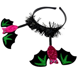 Opaska nietoperze różowe