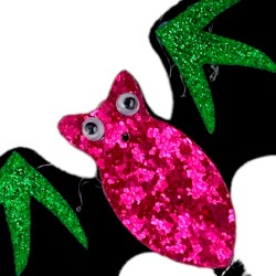 Opaska nietoperze różowe