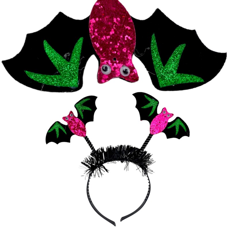 Opaska nietoperze różowe