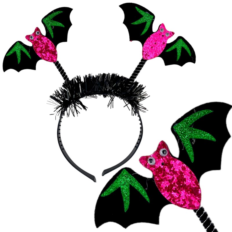 Opaska nietoperze różowe