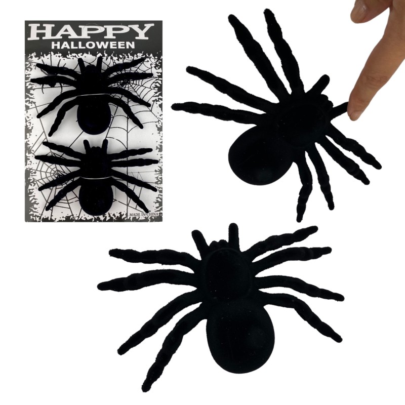 Pająki pluszowe 2 szt.