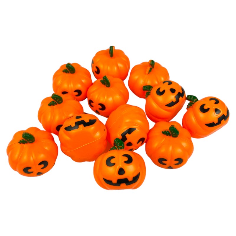 Dynie dekoracyjne na Halloween zestaw 5 sztuk 4x4 cm