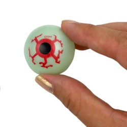 Oczy gały fluo dekoracja na Halloween