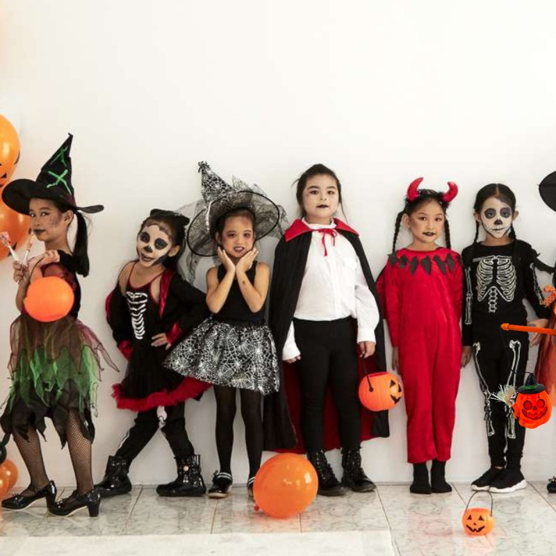 Dynia lampa Lampion z miotłą różdżka Halloween