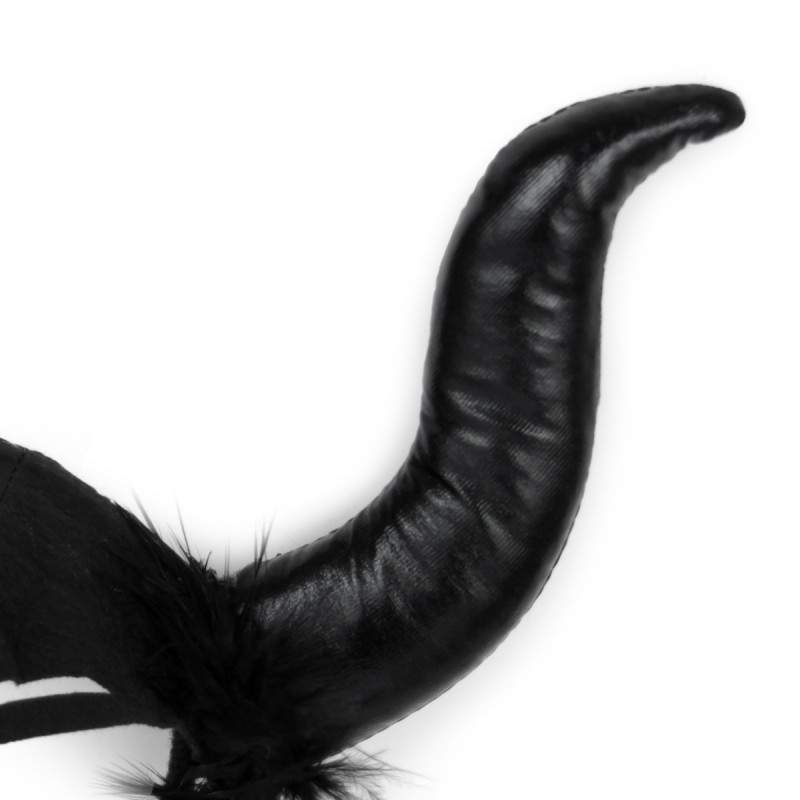 Strój Czarny Maleficent Diabolina Demon opaska spódniczka