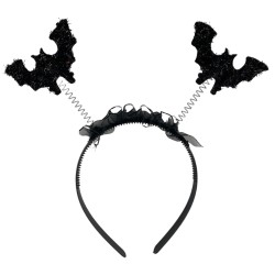 Zestaw halloween z opaską nietoperz 4 elementy