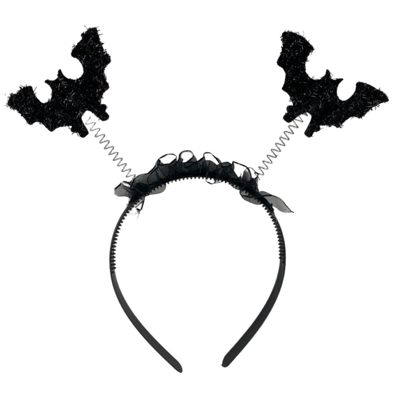 Zestaw halloween z opaską nietoperz 4 elementy