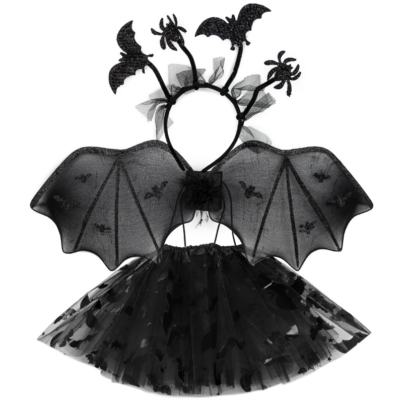 Kostium Czarownicy Pajęczarka nietoperz Halloween