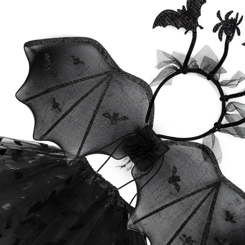 Kostium Czarownicy Pajęczarka nietoperz Halloween