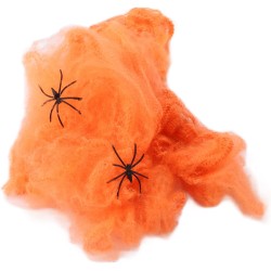 Pajęczyna halloween pomarańczowa