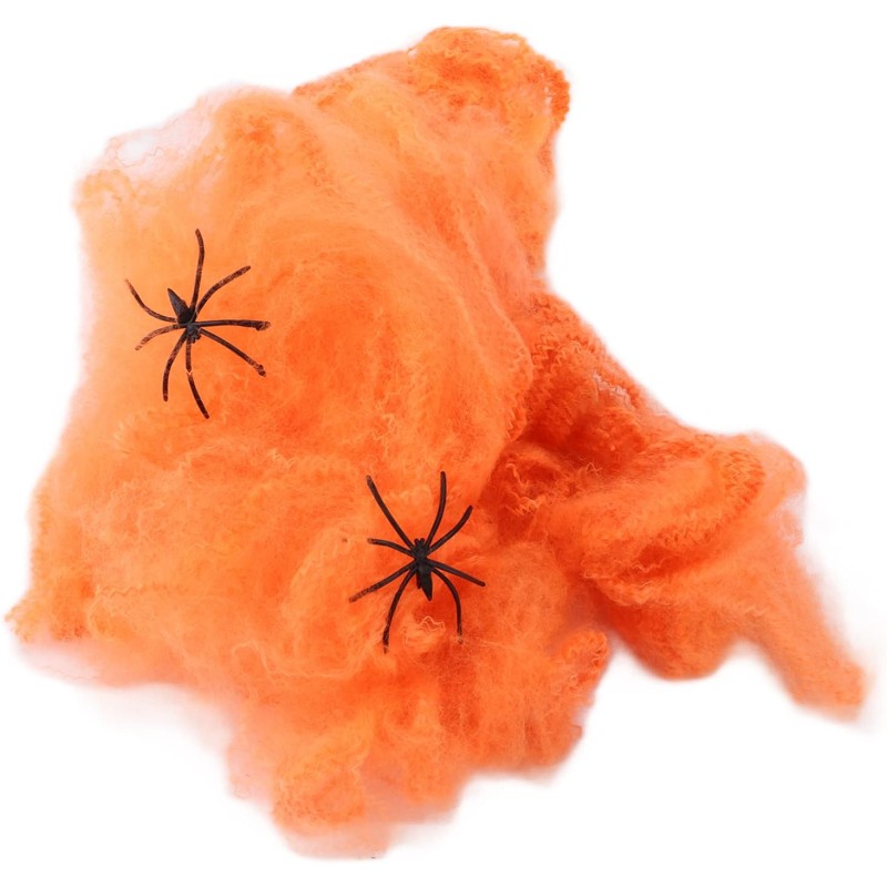 Pajęczyna halloween pomarańczowa