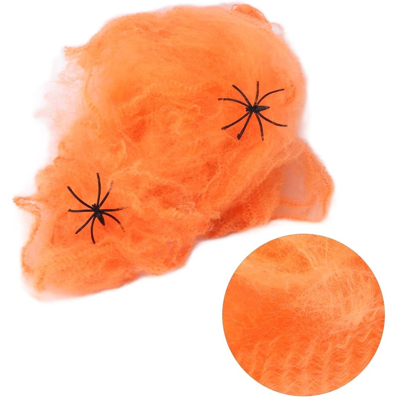 Pajęczyna halloween pomarańczowa