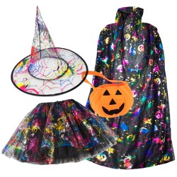 Zestaw halloween wiedźma...