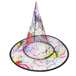 Zestaw halloween wiedźma peleryna z czapką