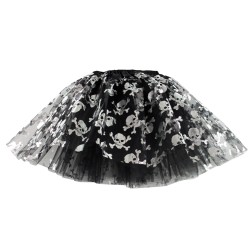 Zestaw halloween czaszki opaska tutu