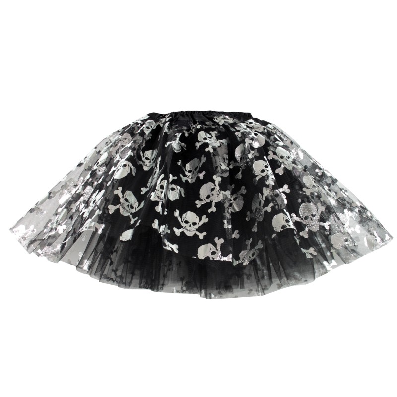 Zestaw halloween czaszki opaska tutu
