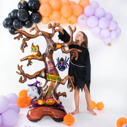 Balon foliowy stojący Drzewo Halloween 133x90 cm