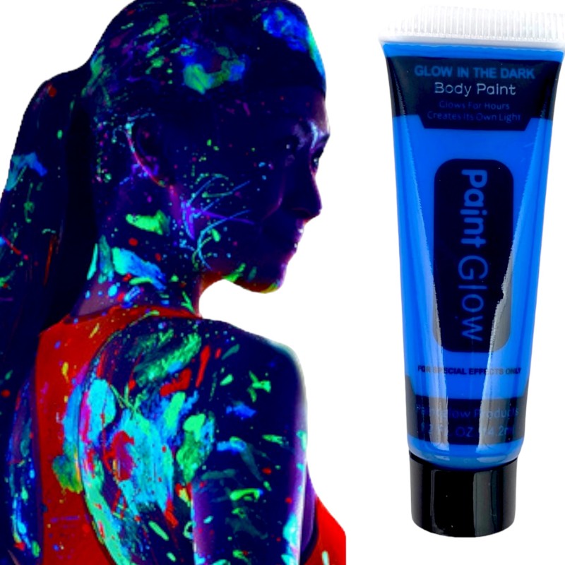 Farby fluo do ciała body painting glow in the dark