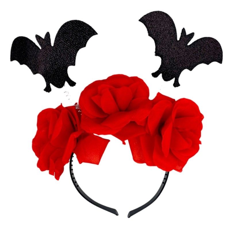 Strój Halloween kościotrup Nietoperze demoniczna meksykanka