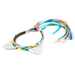 Opaska Kotek z włosami