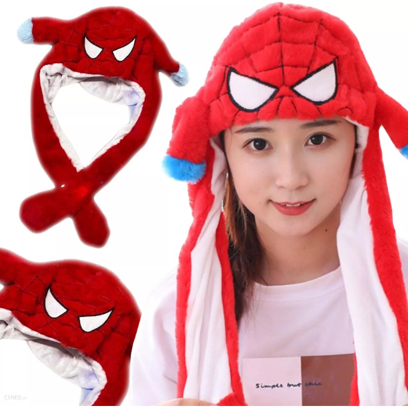 CZAPKA ruchome uszy Spiderman