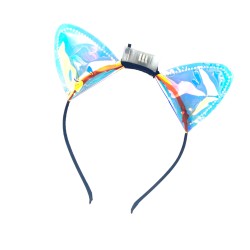 Opaska świecąca kocie uszy LED