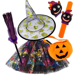 Wiedźma halloween kapelusz