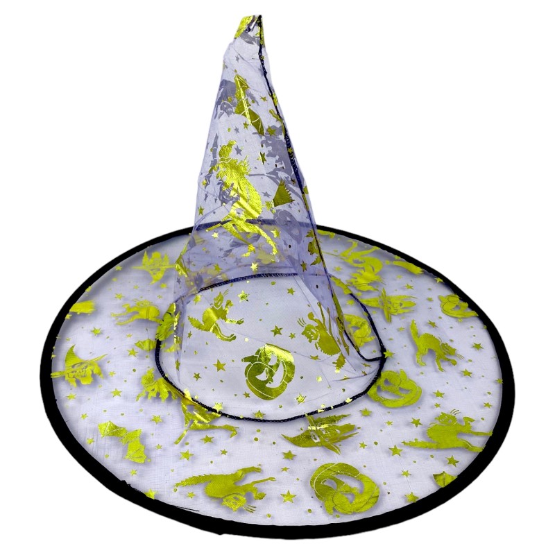 Wiedźma halloween kapelusz