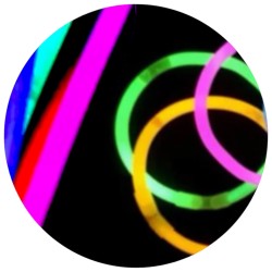 Bransoletki świecące GLOW 3 szt. fluorescencyjne patyczki