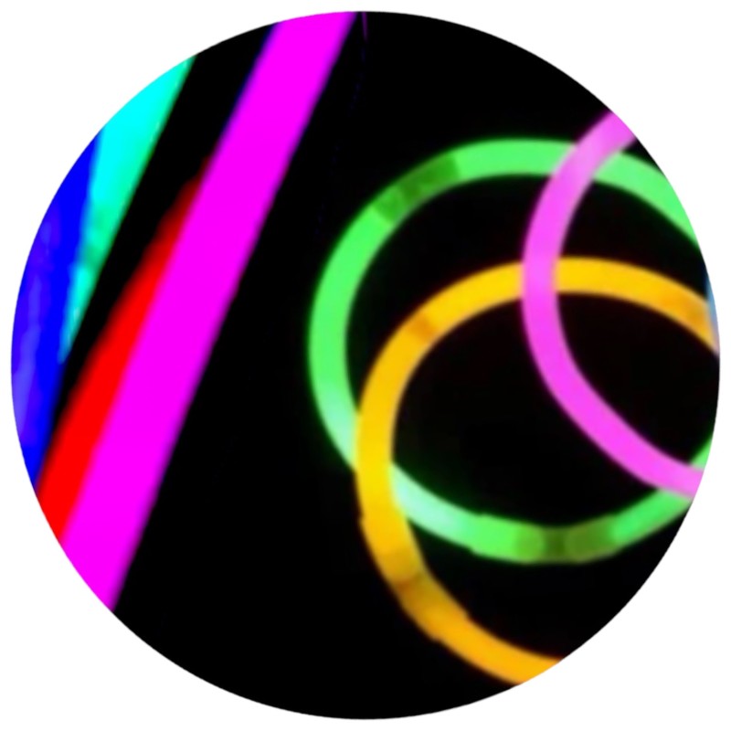 Bransoletki świecące GLOW 3 szt. fluorescencyjne patyczki
