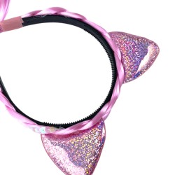 Opaska Kotek z włosami