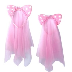 Opaska welon kocie uszy...