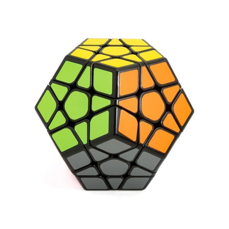 Kostka logiczna QiYi Megaminx 3x3 czarna dwunastościan 1 szt.