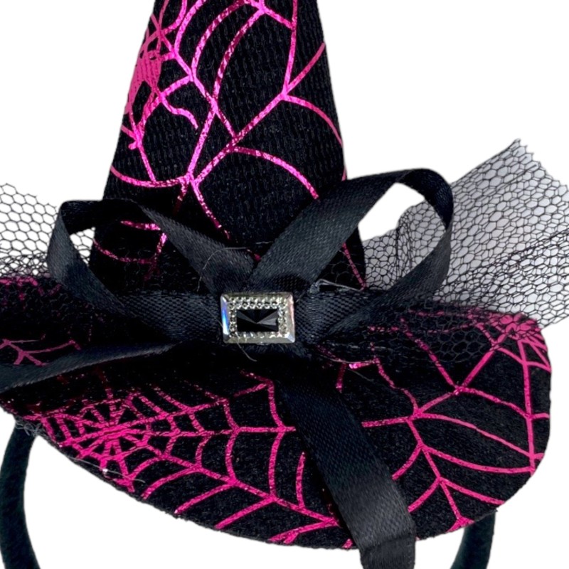 Opaska wiedźma Czarownica kapelusik Halloween