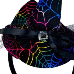 Opaska wiedźma Czarownica kapelusik Halloween