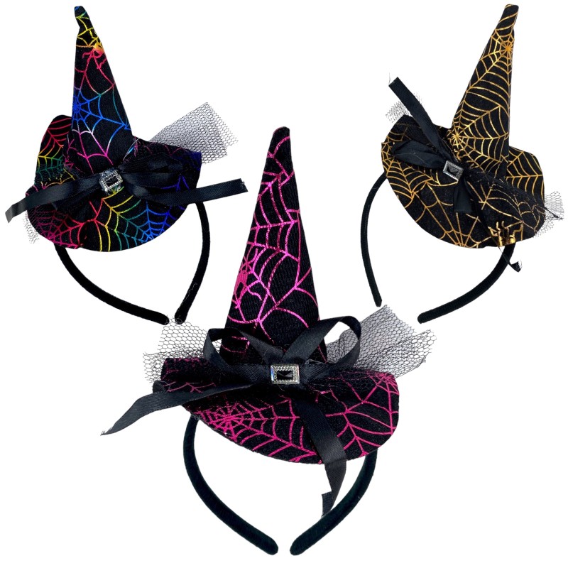 Opaska wiedźma Czarownica kapelusik Halloween