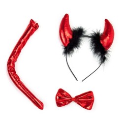Strój TUTU Rogi Diabeł Diabełek