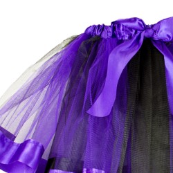Spódniczka Tiulowa Fioletowo-Czarna Tutu